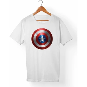 Captain America Çocuk Beyaz T-Shirt