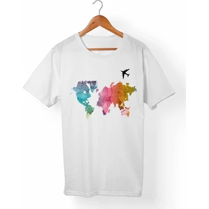 Uçak-Travel Çocuk Beyaz T-Shirt