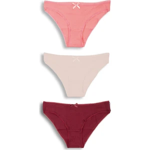 Kadın Düz 3 Lü Slip Külot 3138