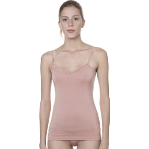 Kadın Micro Modal İnce Askılı Dantelli Atlet