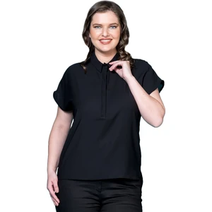 Kadın Yakalı Spor Krep Gömlek P485