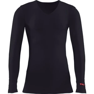 Unisex Uzun Kol  Termal 2. Seviye T-Shirt  İçlik 1257 Siyah