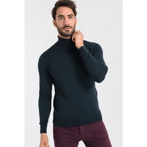 Balıkçı Yaka Erkek Triko Kazak