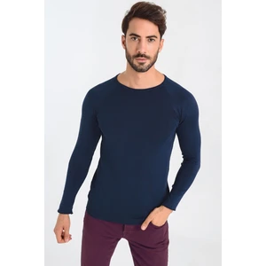 Bisiklet Yaka Erkek Triko Kazak