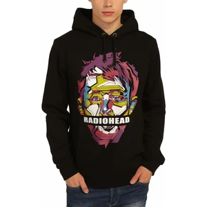 Bant Giyim Radiohead Siyah Kapüşonlu Erkek Sweatshirt Hoodie