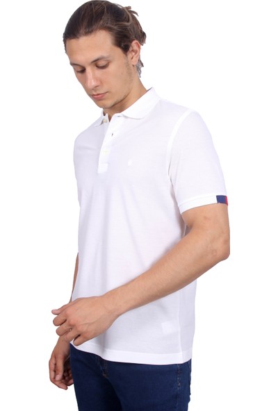 Diandor Polo Yaka Erkek Tshirt Beyaz 171956