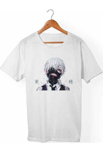 Muggkuppa Tokyo Ghoul Kaneki Çocuk Beyaz T-Shirt