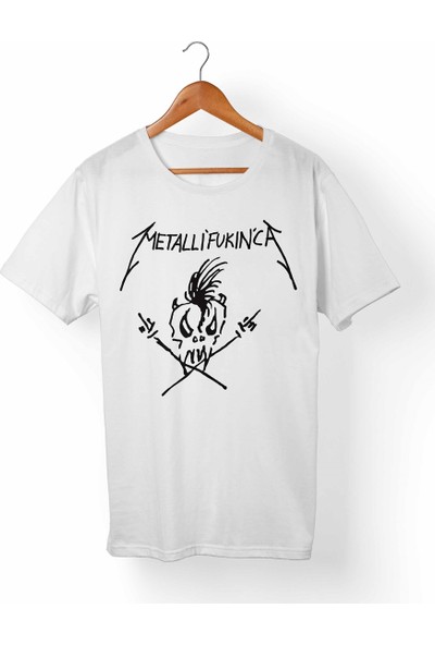 Muggkuppa Metallica Çocuk Beyaz T-Shirt