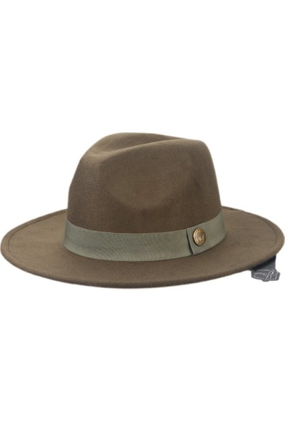 Cosmo Panama Fötr Erkek Şapka Haki