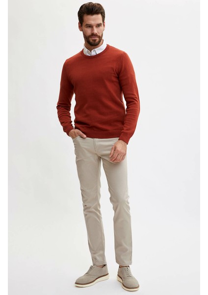 Basic Slim Fit Kazak L2631AZ19WN