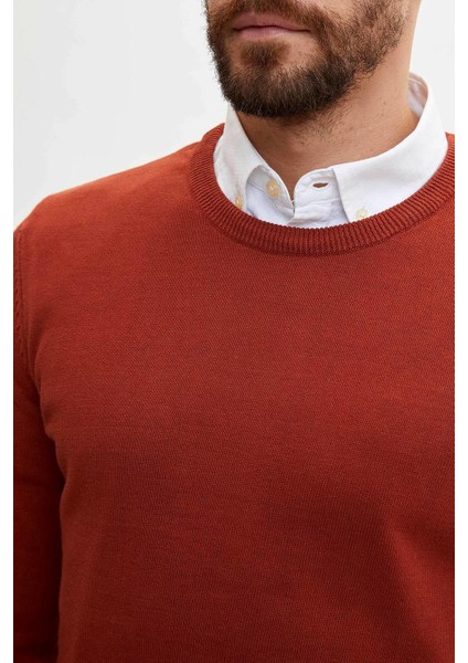 Basic Slim Fit Kazak L2631AZ19WN