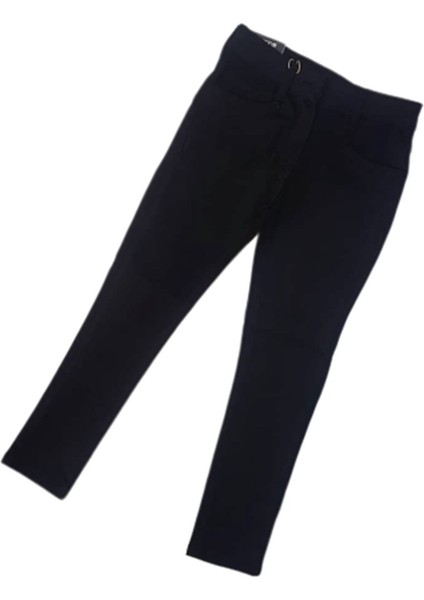 Kids 54102 Erkek Çocuk Düz Renk Likralı Keten Pantolon