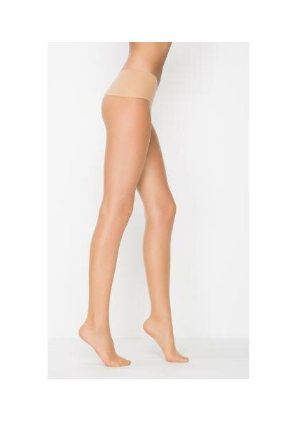 Kadın Likra Fit 15 Parlak Külotlu Çorap