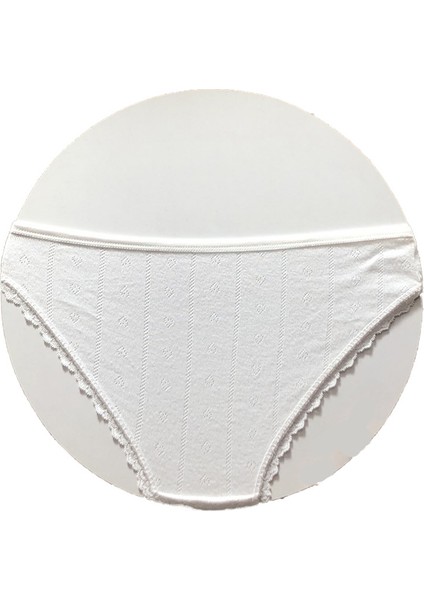 Dantelli Kadın Düşük Bel Bikini Külot 273-272