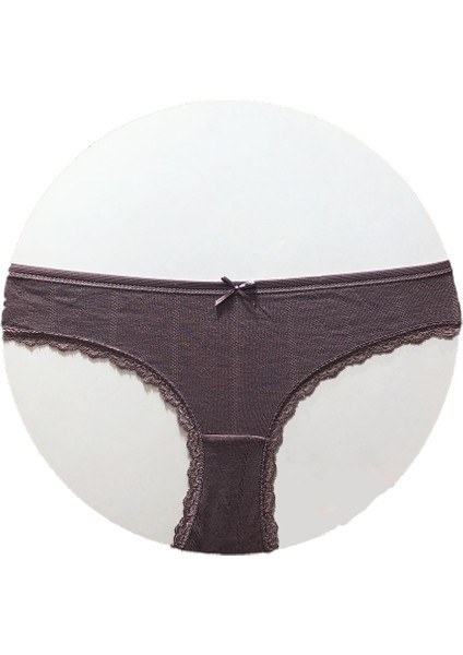 Dantelli Kadın Düşük Bel Bikini Külot 273-272