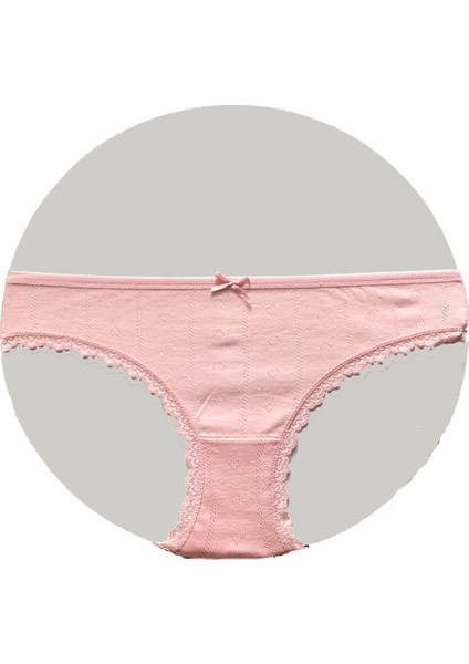Dantelli Kadın Düşük Bel Bikini Külot 273-272