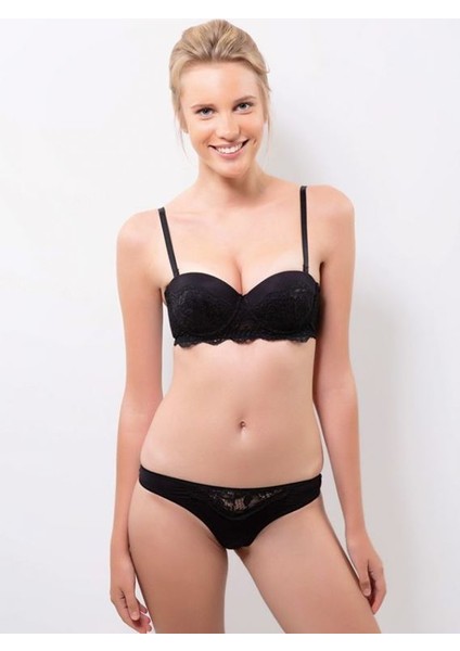 4633 Natalee Soft Pushup Strp. Sütyen Takım