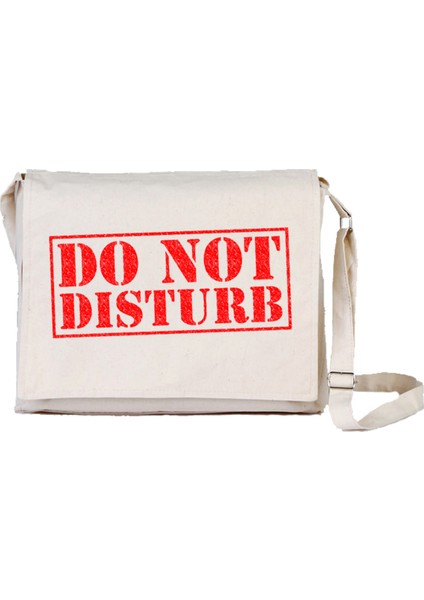 Art T-Shirt Do Not Disturb Unisex Postacı Çantası