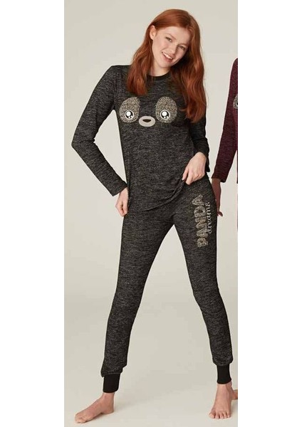 3515 Kadın Uzun Kollu Pijama Takımı