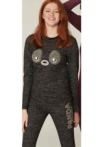 3515 Kadın Uzun Kollu Pijama Takımı