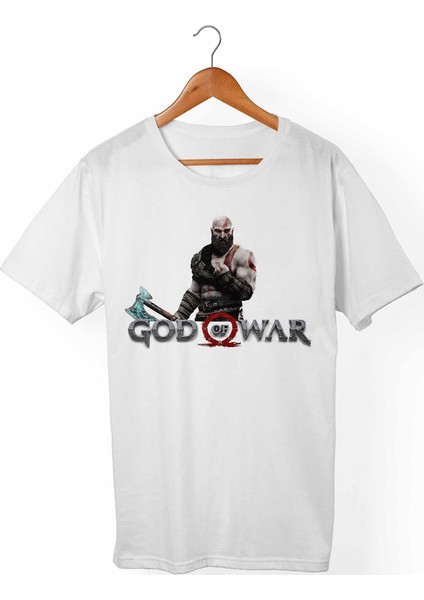 God Of War Çocuk Beyaz T-Shirt