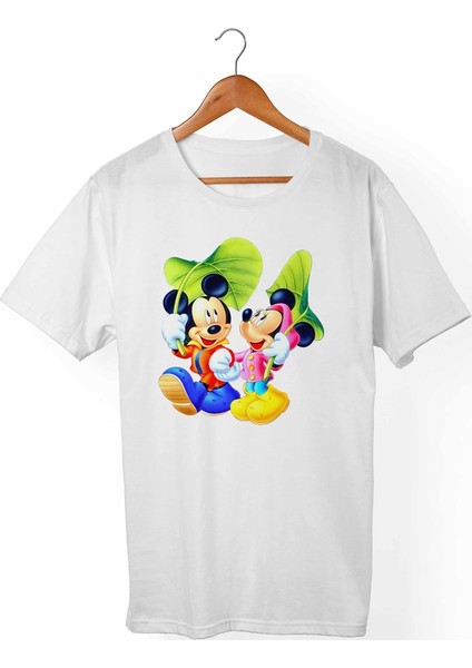 Mickey Mouse Çocuk Beyaz T-Shirt