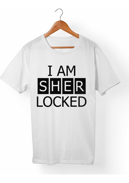 Sherlock Holmes Çocuk Beyaz T-Shirt