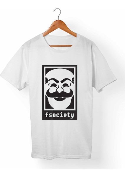 Mr.robot Çocuk Beyaz T-Shirt