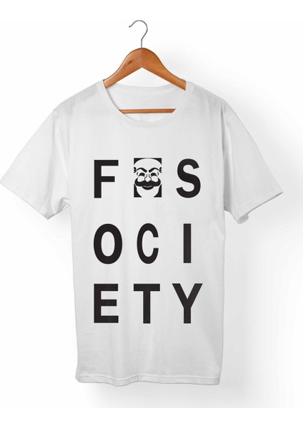 Mr.robot Çocuk Beyaz T-Shirt