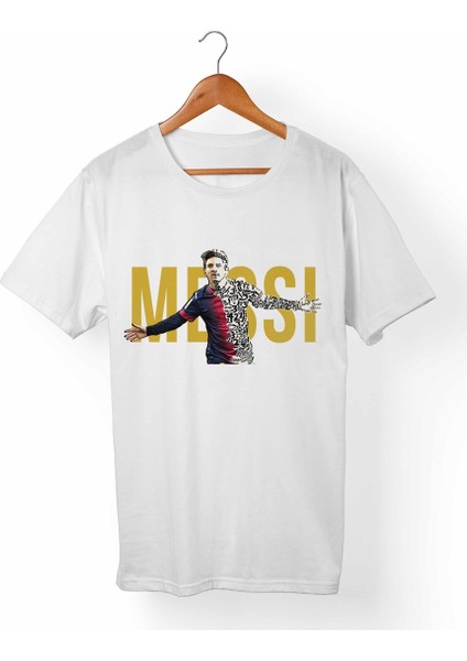 Messi Çocuk Beyaz T-Shirt