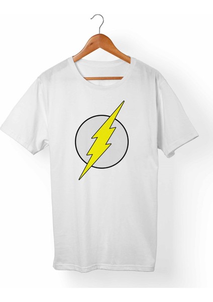 The Flash Çocuk Beyaz T-Shirt