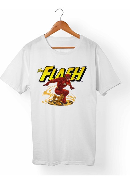 The Flash Çocuk Beyaz T-Shirt