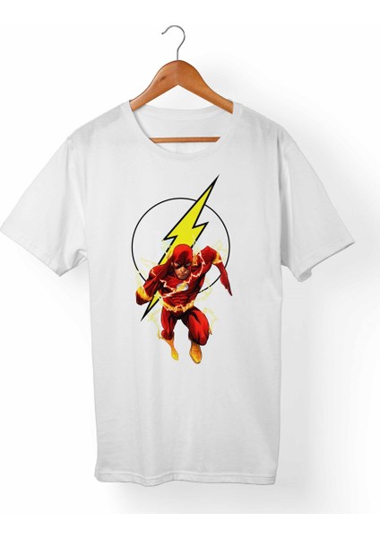 The Flash Çocuk Beyaz T-Shirt