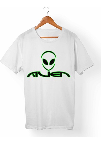 Alien Çocuk Beyaz T-Shirt