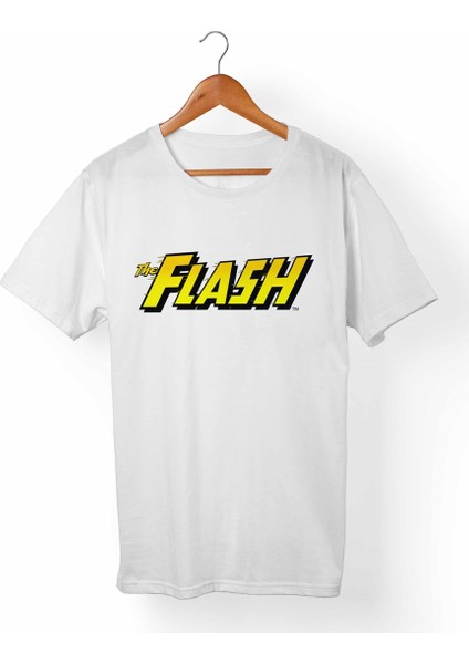 The Flash Çocuk Beyaz T-Shirt