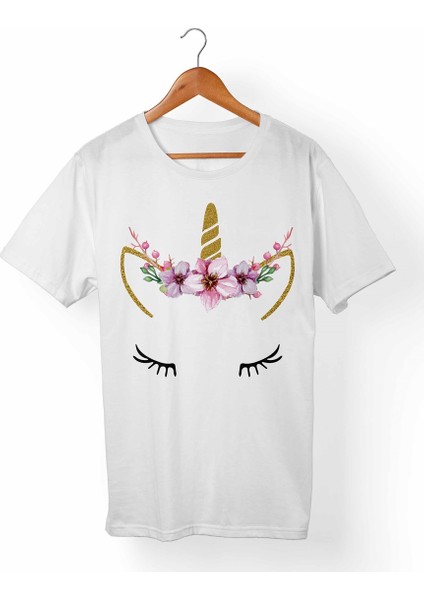 Unicorn Çocuk Beyaz T-Shirt