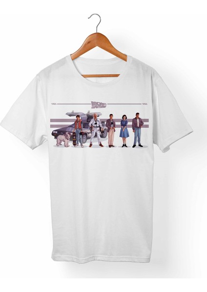 Geleceğe Dönüş Çocuk Beyaz T-Shirt