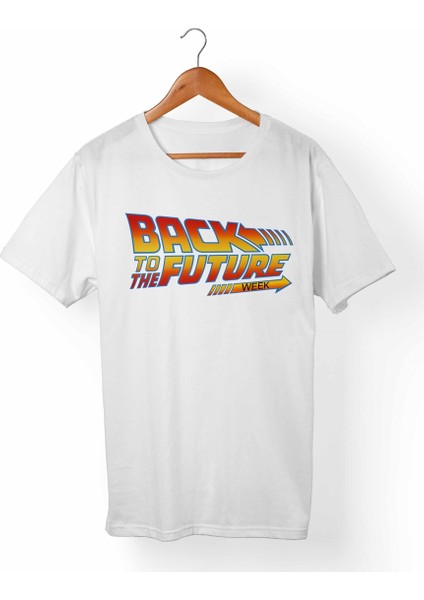 Geleceğe Dönüş Çocuk Beyaz T-Shirt