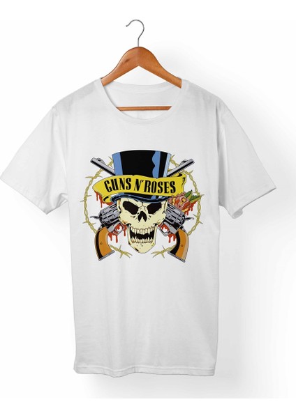 Guns N Roses Çocuk Beyaz T-Shirt