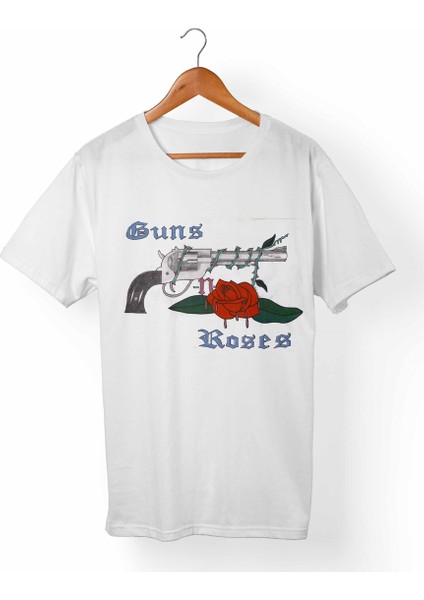 Guns N Roses Çocuk Beyaz T-Shirt