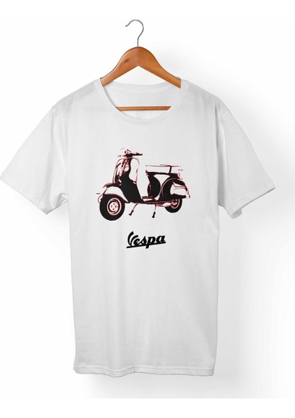 Vespa Çocuk Beyaz T-Shirt