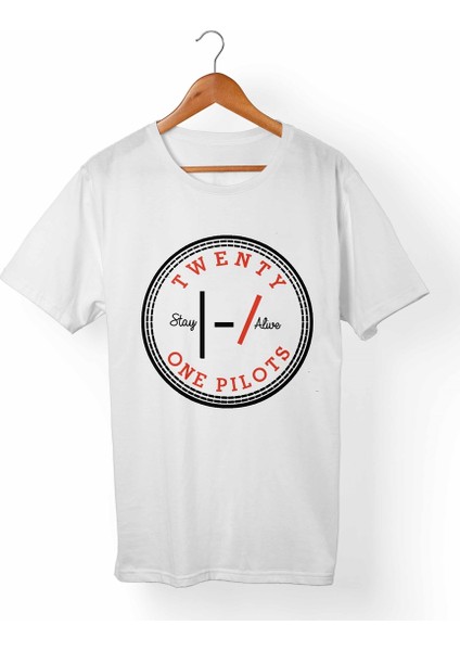 Twenty One Pilots Çocuk Beyaz T-Shirt
