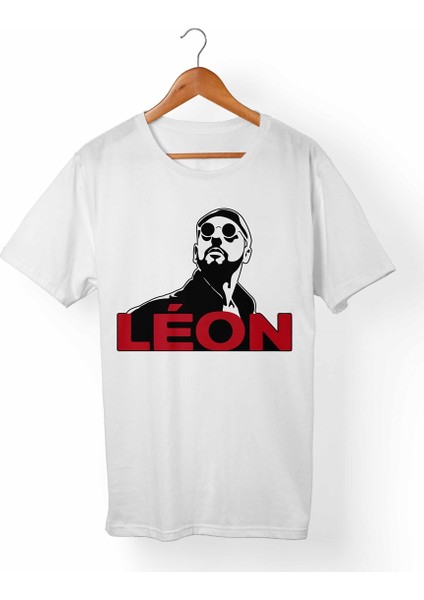 Leon-Mathilda Çocuk Beyaz T-Shirt