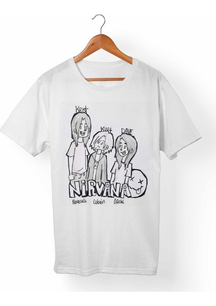 Nirvana Çocuk Beyaz T-Shirt
