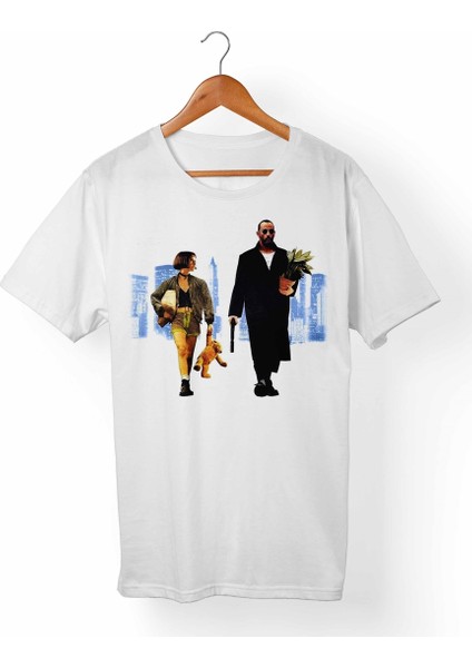 Leon-Mathilda Çocuk Beyaz T-Shirt