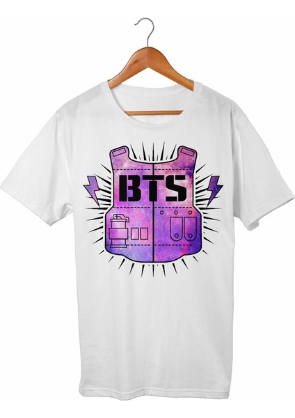 Bts Çocuk Beyaz T-Shirt