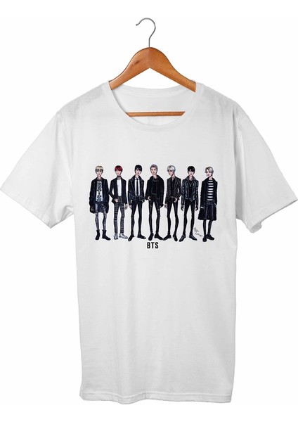 Bts Çocuk Beyaz T-Shirt