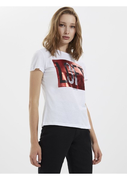2021396 Kadın T-Shirt Short Sleeve