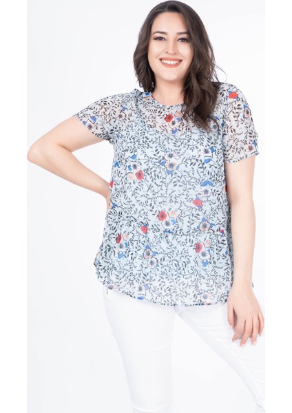 Astarlı Şifon Bluz 34630