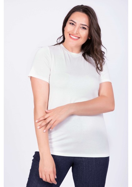 Sıfır Yaka Basic Bluz 34830